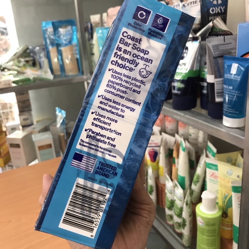 1 LỐC XÀ BÔNG CỤC COAST Mỹ 113g(8 cục)