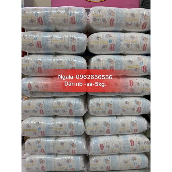 Tã dán nb huggies mẫu mới.100c