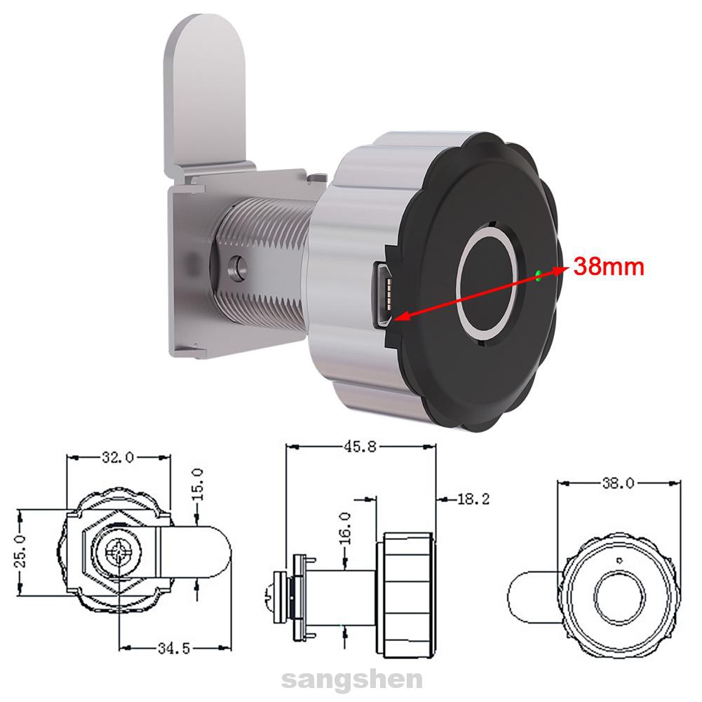 Ổ Khóa Thông Minh Chống Trộm Có Cổng Sạc Usb