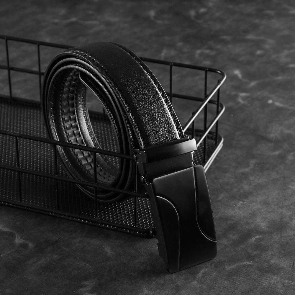 BORAG Thắt Lưng Da PU Khóa Tự Động Chất Lượng Cao