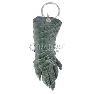 Móc khóa da cá sấu màu xanh navy PH8276