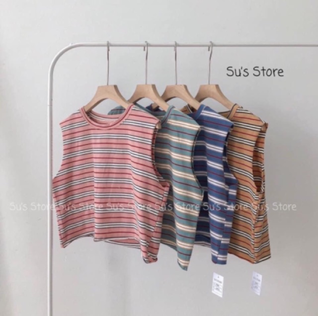 Áo tanktop kẻ siêu hót | BigBuy360 - bigbuy360.vn