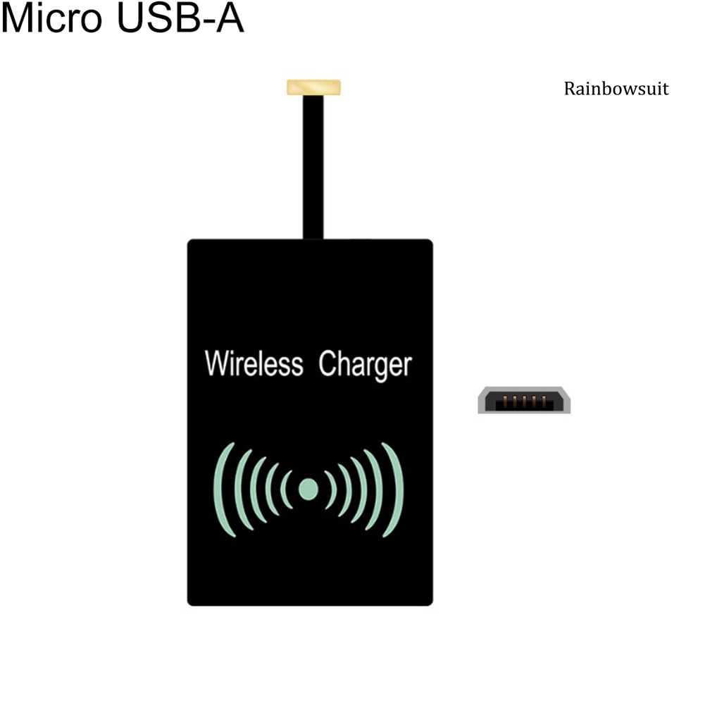 Thiết Bị Nhận Sạc Không Dây USB Type-C Qi Cho iPhone Android