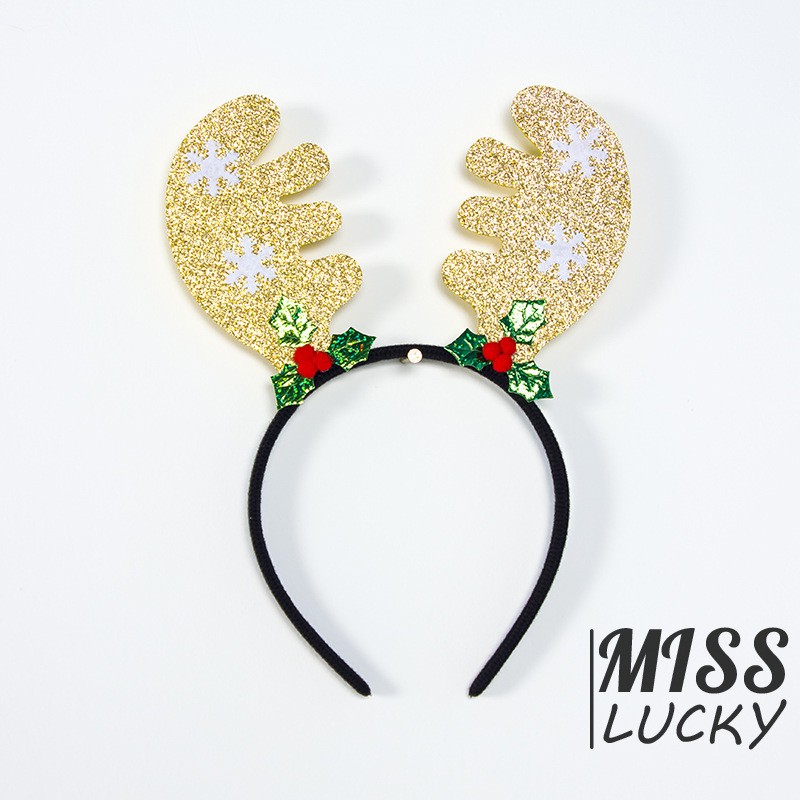 Cài tóc phong cách giáng sinh dễ thương cho trẻ