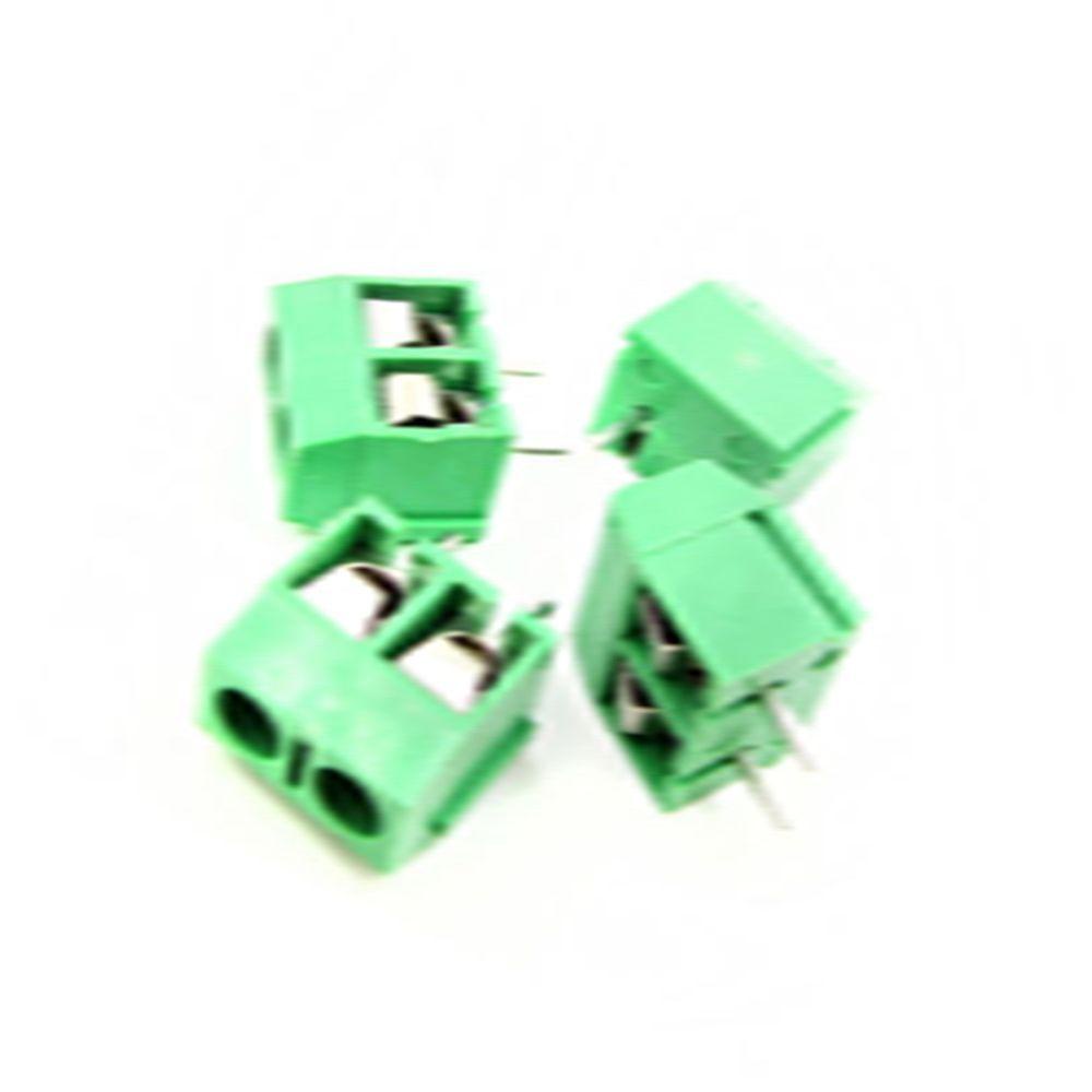PATRICIA Set 10 Khối Đấu Nối Dây Điện 2 Chiều 3.5mm 2Pin