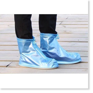 Ủng đi mưa kéo khoá / ủng bọc giày đi mưa