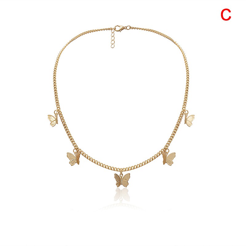 Dây Chuyền Hợp Kim Hình Bướm Phong Cách Boho Cho Nữ