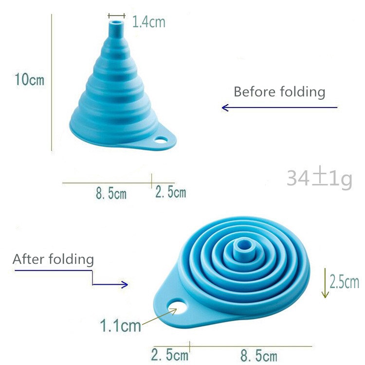 Phễu Silicon Có Thể Xếp Gọn Tiện Lợi