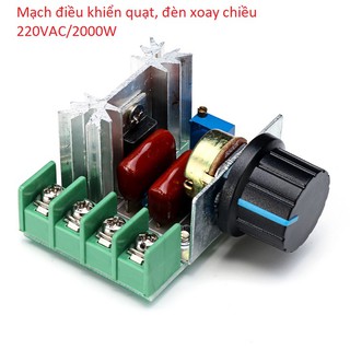 Mạch điều khiển quạt đèn Dimer 220VAC 2000W
