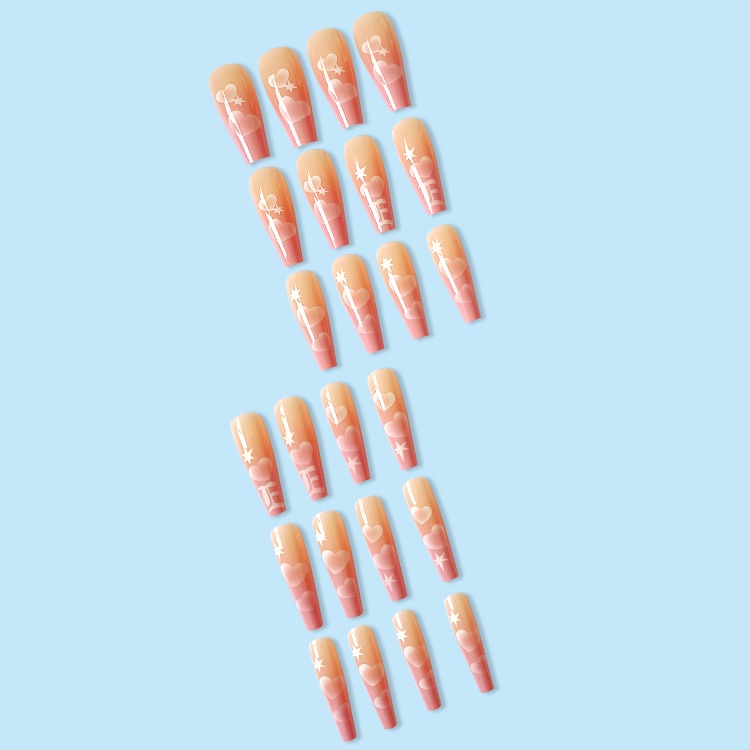 3503 bộ móng tay giả set móng giả trong suốt móng tay giả đính nơ móng tay giả dài vuông set 24 móng tay giả  móng giả thiết kế  móng tay giả dài vuông