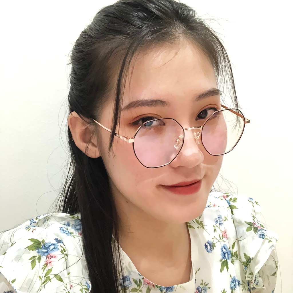 Gọng kính titanium 88031DV thời trang cao cấp nam nữ siêu nhẹ siêu bền OURESS