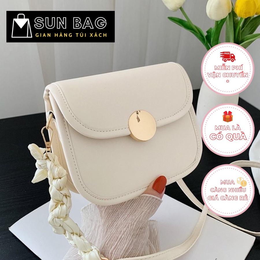 Túi xách nữ đeo chéo, đeo vai, dùng đi làm, đi chơi, đi học, dự tiệc, chất da đẹp, thời trang cao cấp size 18cm SB253