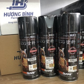 [COMBO] Sơn xịt Samurai màu Đen Mờ - 109A