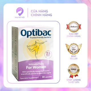 Men vi sinh Optibac tím Optibac Probiotics For Women, UK Anh Quốc giảm vie^m phụ khoa cho phụ nữ và mẹ bầu