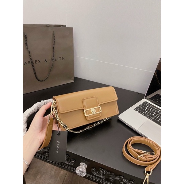 sale túi xách nữ đeo chéo kẹp nách pe ro size 23cm