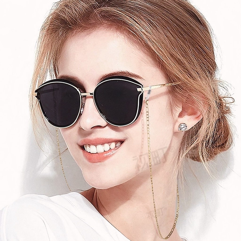 Dây đeo kim loại thời trang nam nữ không gỉ, chống rớt khẩu trang, dây đeo kính z002