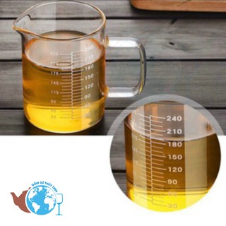 Cốc thuỷ tinh chia vạch đo lượng 240ml