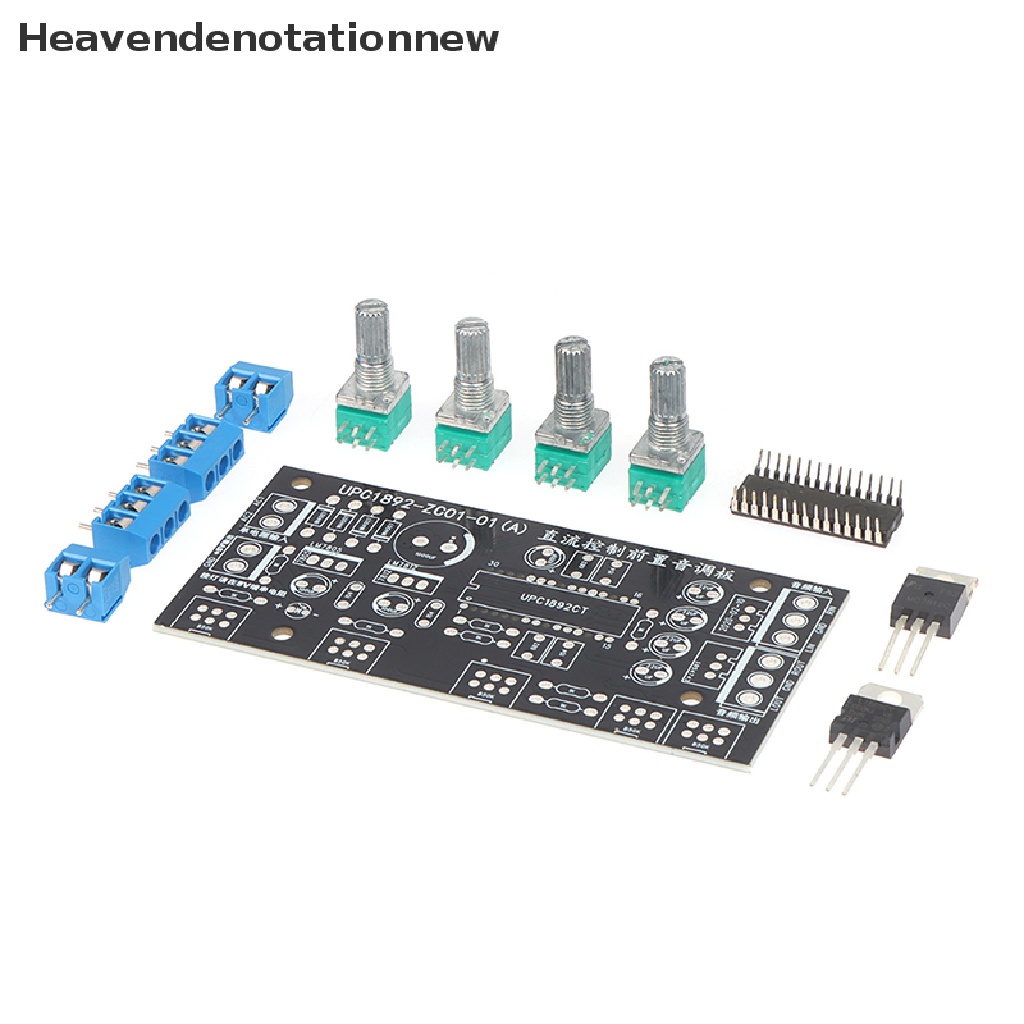 【HDN】 UPC1892 Preamplifier Tone Control Board Kits Speaker Amplifiers DIY Treble Bass 【Heavendenotationnew】