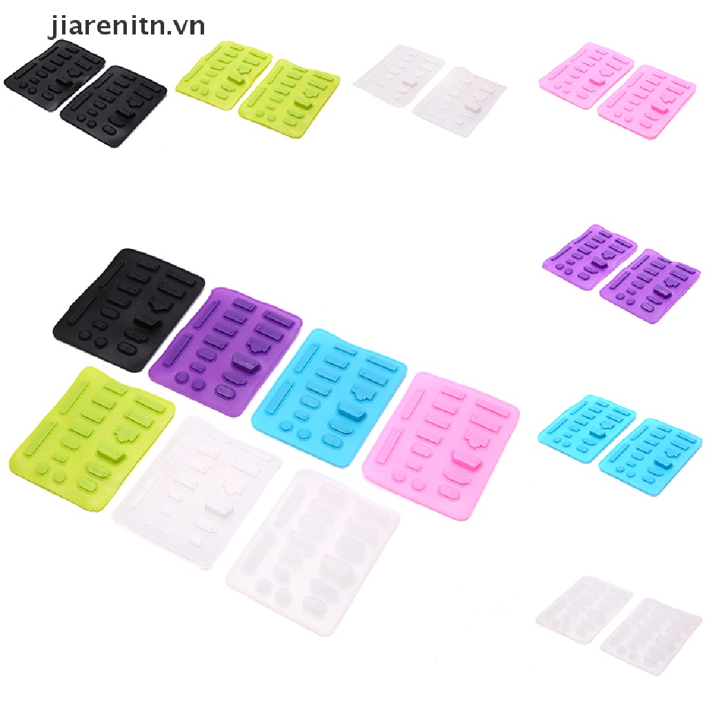 jiarenitn 2set Silicone Anti Dust Plug Cover Stopper Laptop Dustproof USB Port HDMI RJ45 vn