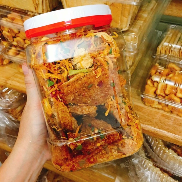 CƠM CHÁY MẮM LẮC KHÔ GÀ