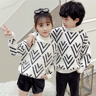Quần áo trẻ em, câu lạc bộ trẻ em, áo len chui đầu mùa thu / đông mới