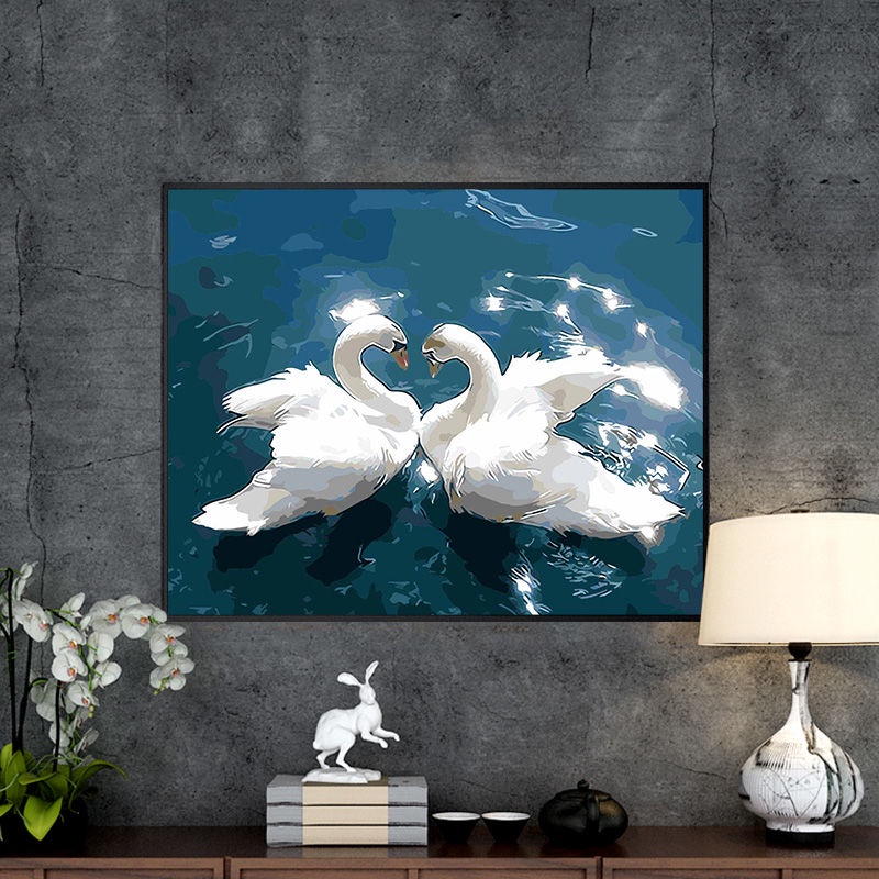 【Spot Hot Sale】40x50cm DIY Digital Oil Painting Handmade Painting Good-looking and Practical Living Room Hand-painted Oil Painting Decorative Painting