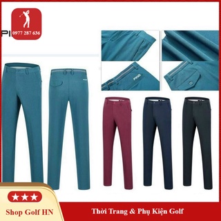 Quần dài golf Nam Ping thể thao chất vải dày dặn mẫu mùa đông co dãn chống nhăn tốt QN012