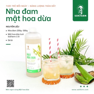 NƯỚC UỐNG MẬT HOA DỪA (CHAI NHỰA 1 LÍT)