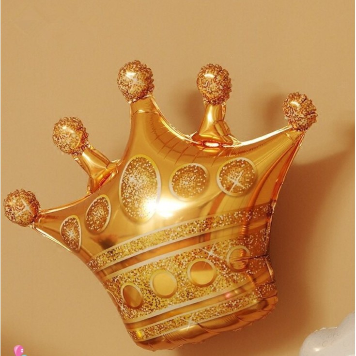 Bóng vương miện vàng gold #TrangTriSinhNhat