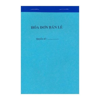 Hóa đơn 1 liên 13x19cm 100 tờ