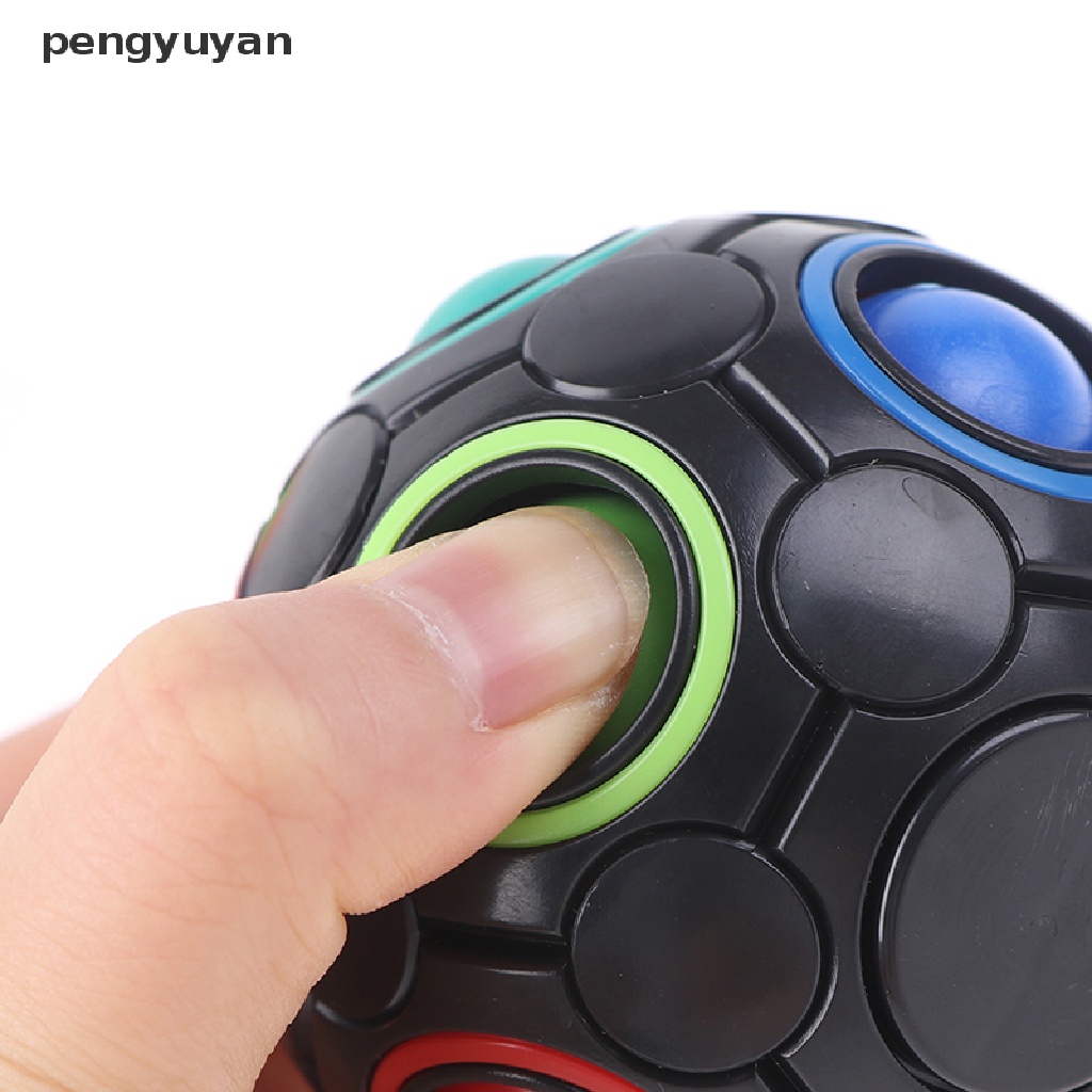 Đồ chơi Fidget Thuốc giảm căng thẳng Rainbow Magic Ball Đồ chơi xếp hình bằng nhựa