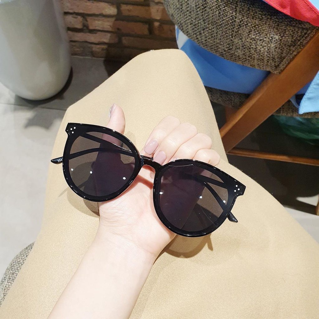 Kính râm mát nữ nam mắt vuông chống tia UV gọng kính thời trang phong cách Ulzzang đi biển đẹp giá rẻ 006