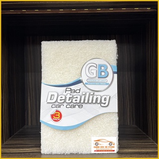 Combo 3 Miếng Sợi Hữu Cơ Vệ Sinh Ghế Da , Kính GB Pad Detailing chamsocxestore