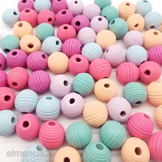 20Pcs Wood Beads Multicolor Wooden Charms LOT Jewelry Findings for DIY Craft
