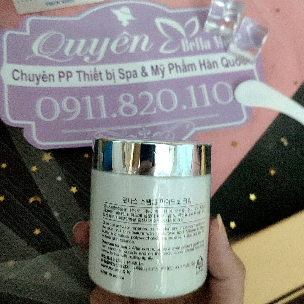 Kem Tế Bào Gốc Ronas-Ronas Stem Cell Hydro Cream