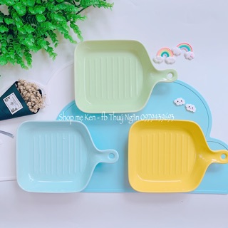 Đĩa sứ hình chảo vuông