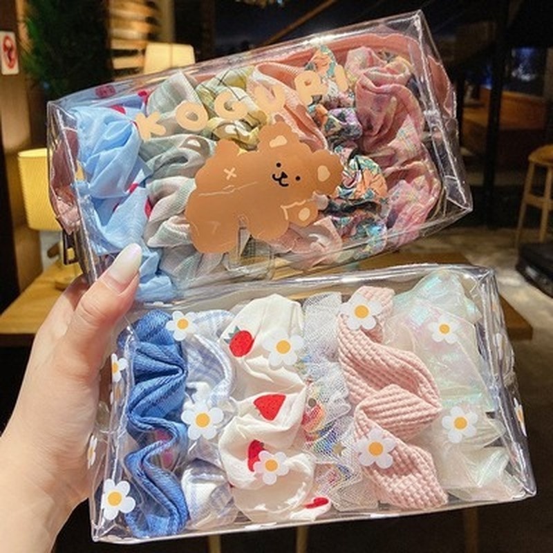 Dây buộc tóc vải dễ thương phong cách Hàn Quốc cho nữ