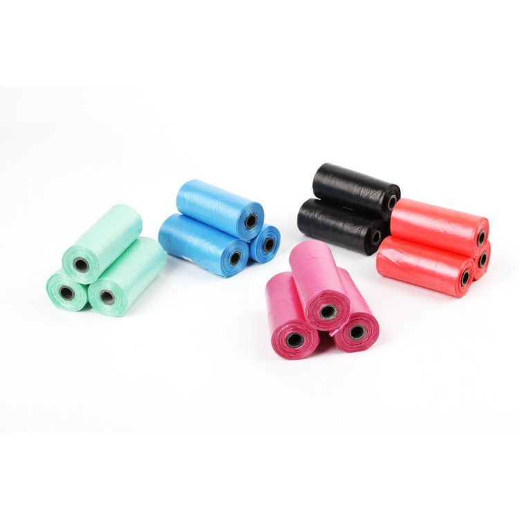 HN- Xẻng gắp phân chó cán ngắn + Túi hốt phân chó dạng túi bốc kít chó mèo tự hủy (màu ngẫu nhiên)