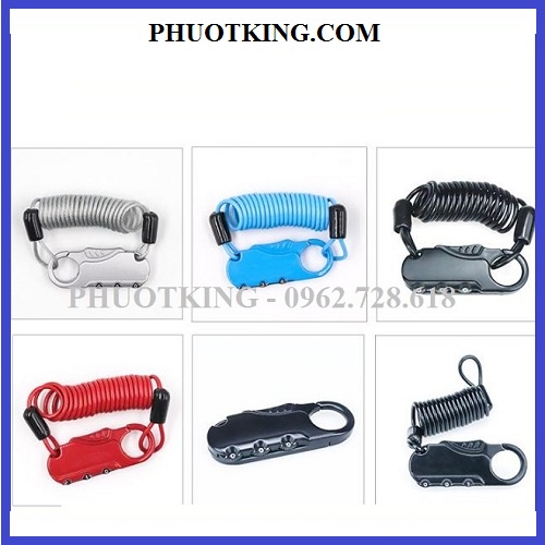 Khóa mũ bảo hiểm Zentorack - Khóa số chống trộm mũ bảo hiểm Zentorack