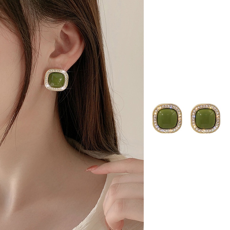 Khuyên tai bằng bạc thiết kế độc đáo phong cách hàn quốc thời trang cho nữ