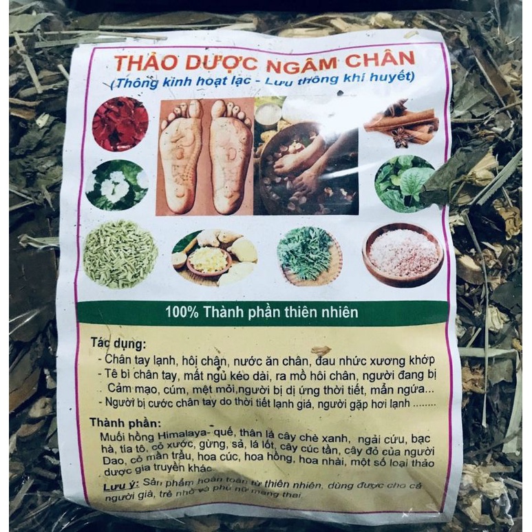 Thảo dược ngâm chân giúp lưu thông khí huyết