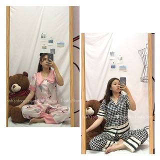 Pijama lụa satinn mịn mát - chọn mẫu