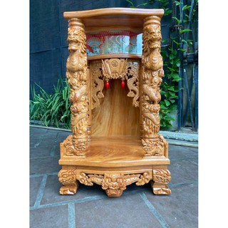 Bàn thờ thần tài cao cấp mẫu Rồng Phun Lửa