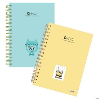 Sổ KLONG Caro lò xo kép B5- 200 trang; MS: 297 [Sổ Klong]