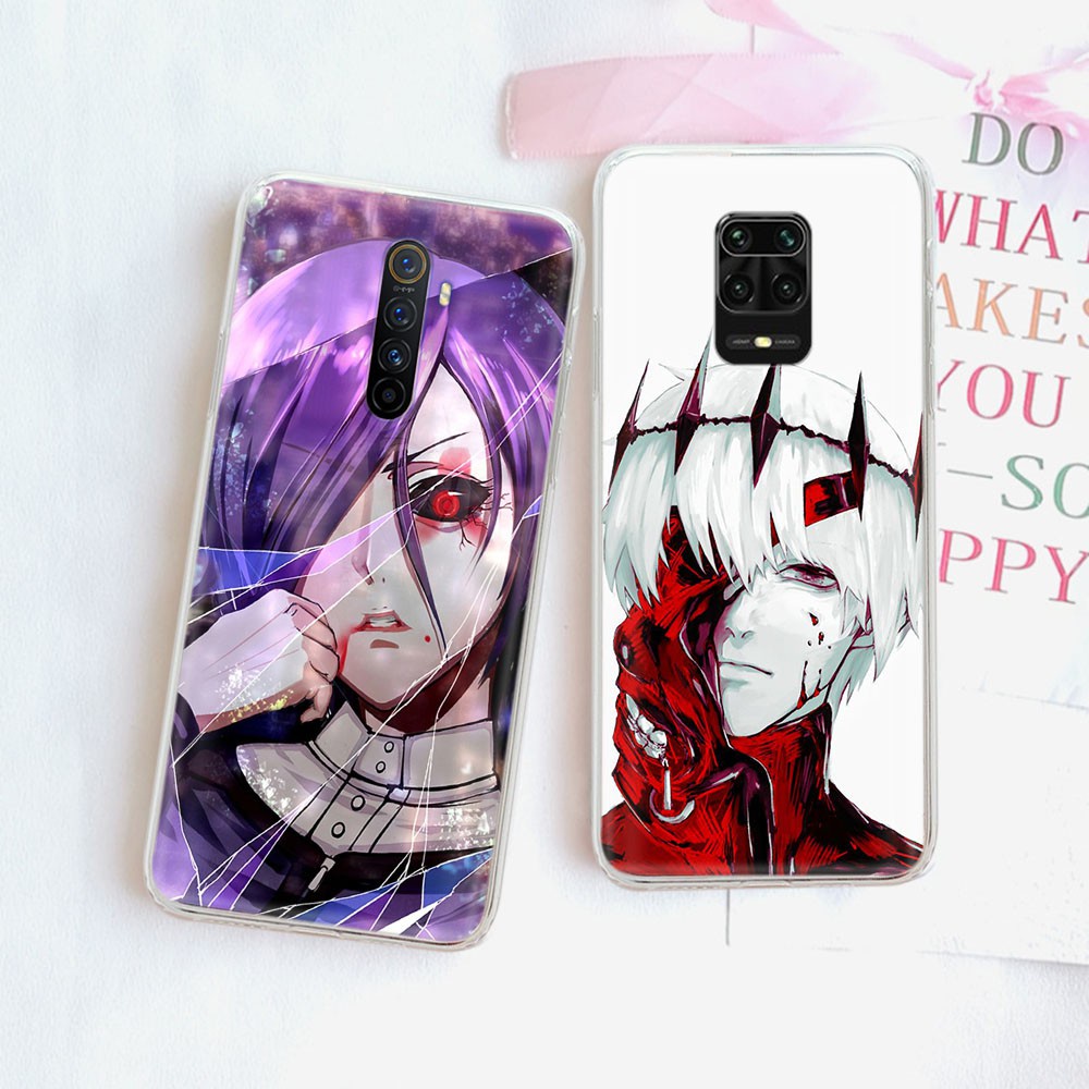 Ốp Điện Thoại Trong Suốt Họa Tiết Tokyo Ghoul Ty37 Cho Motorola Moto E4 E5 E6 Plus E6S P30 Note Z2 Play