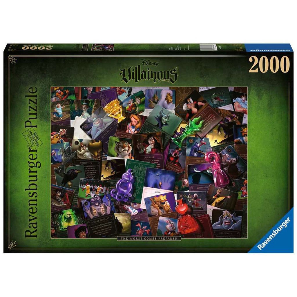 (Có sẵn) Tranh ghép hình 2000 mảnh "All villains", Ravensburger