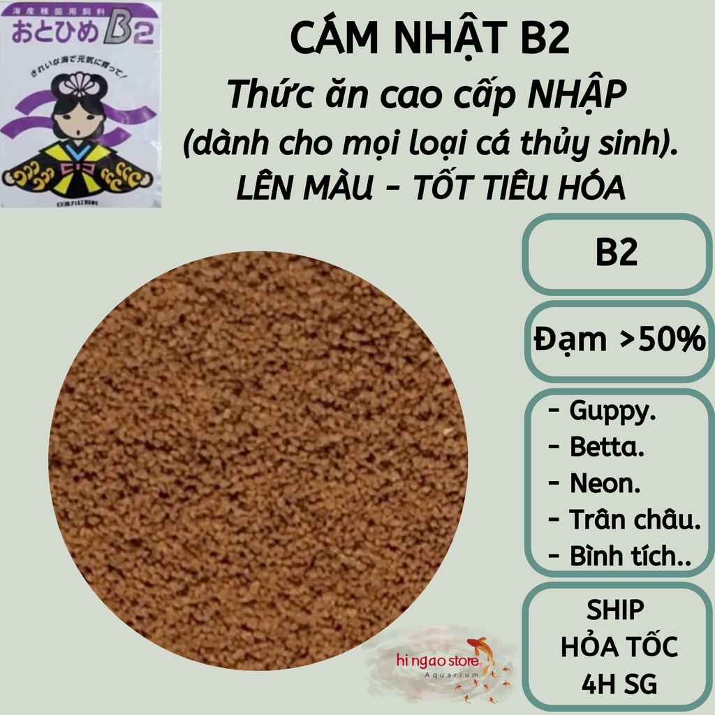 Cám Nhật B2 - Thức ăn cá cảnh cao cấp | Hingaostore.