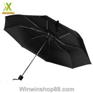 Dù xếp trơn màu đen - Winz.vn