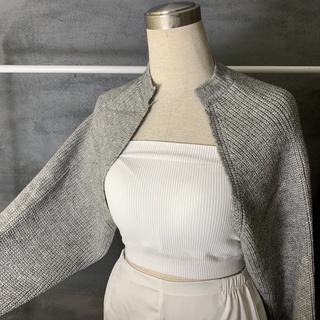 áo khoác len croptop (ảnh thật)