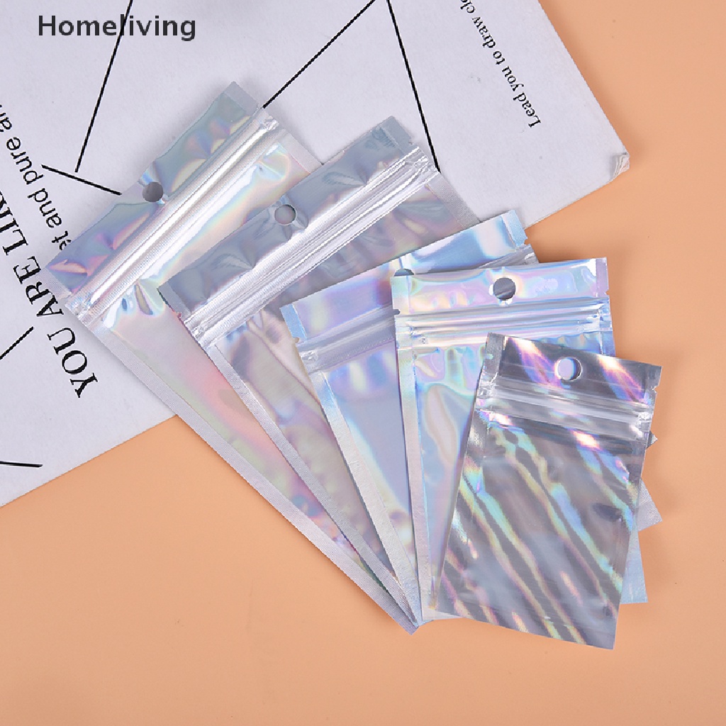 Set 10 túi khóa kéo đựng mỹ phẩm tiện lợi